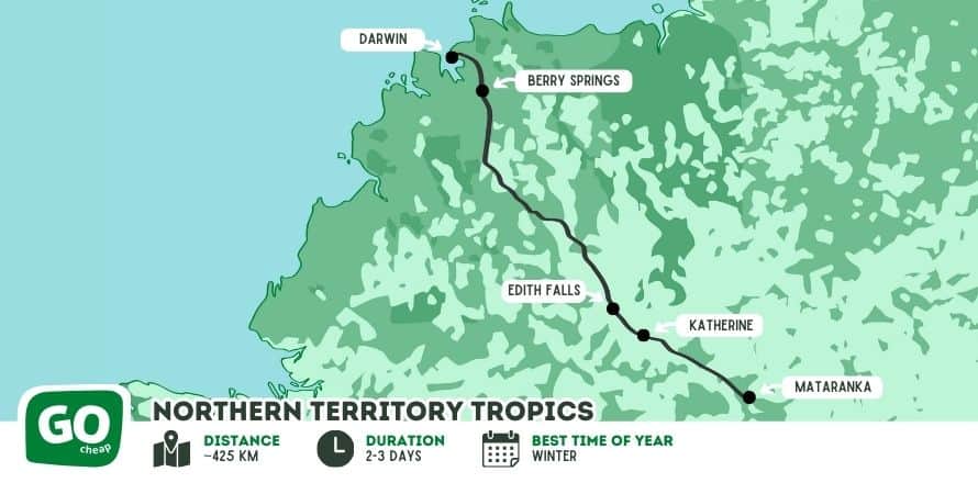 Darwin to Mataranka – Northern Territory