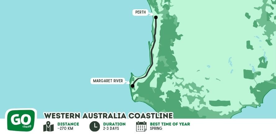 Perth to Margaret River – Western Australia